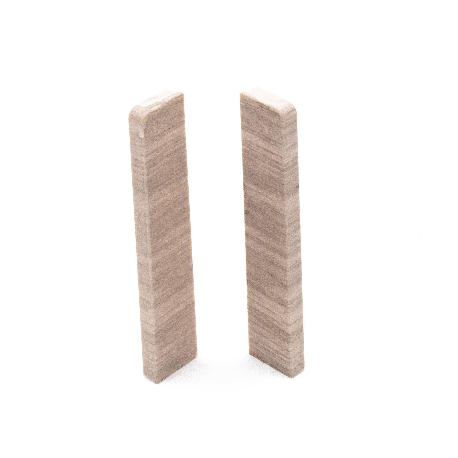MasterLine Skirting Board End Caps (Pair) - Atlantic