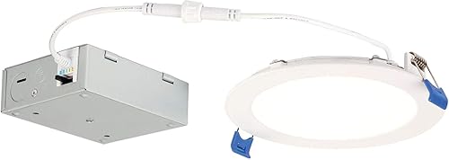 Westinghouse Lighting 5247000 - Foco empotrable LED cuadrado de 14 vatios (equivalente a 100 W) de 5 a 6 pulgadas, con selección de temperatura de