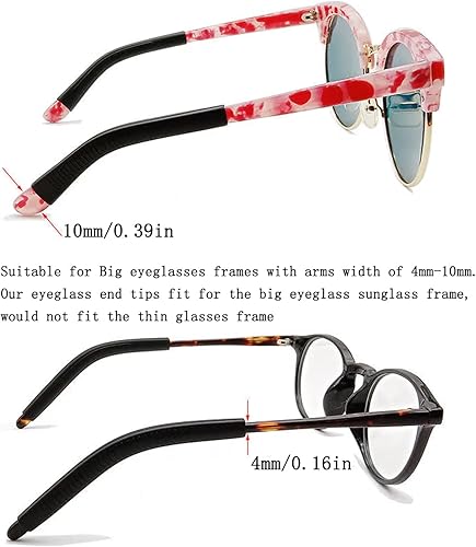 Miniatura 2 de KECHIO Puntas de extremo de gafas Gafas de silicona Gafas de ojo puntas de templo Gafas elásticas antideslizantes