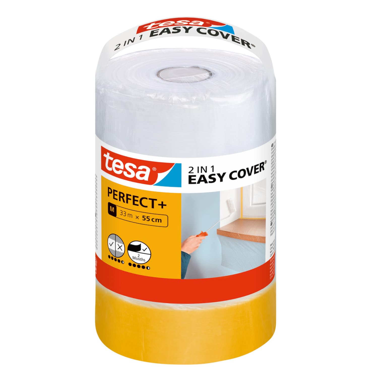 tesa 56593-00000-00 Easy Cover Perfect+ cover sheets 33m x 550mm 1 set