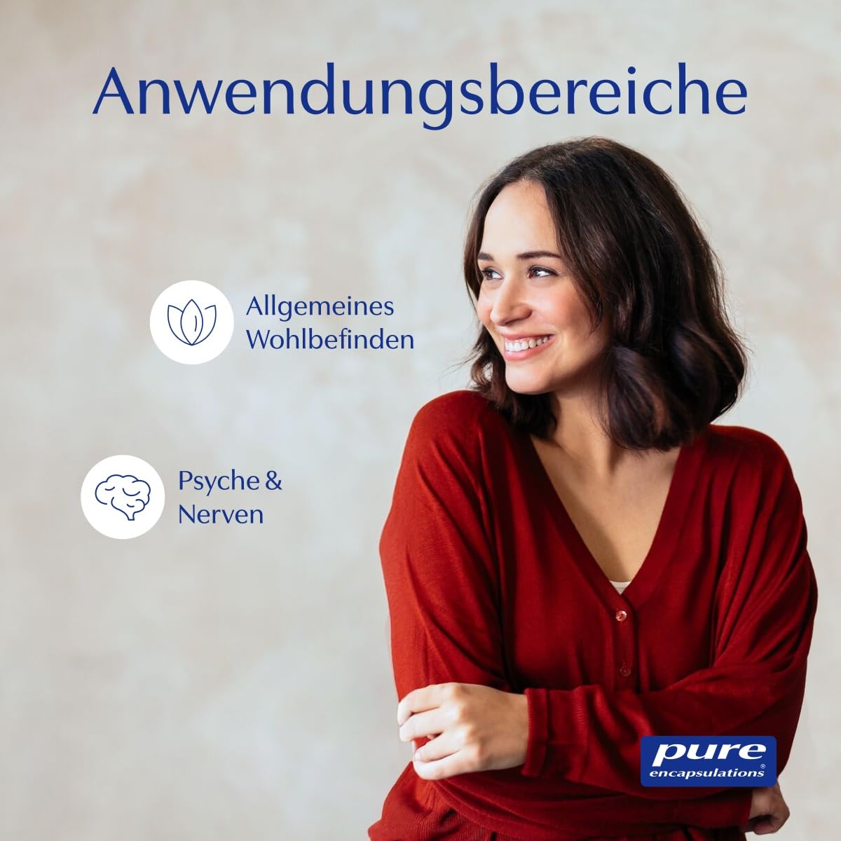 Pure Encapsulations - Anti-Stress - Mikronährstoffe für eine ausgeglichene Psyche - Mit B-Vitaminen, Vitamin C, Zink und Selen - 60 Kapseln