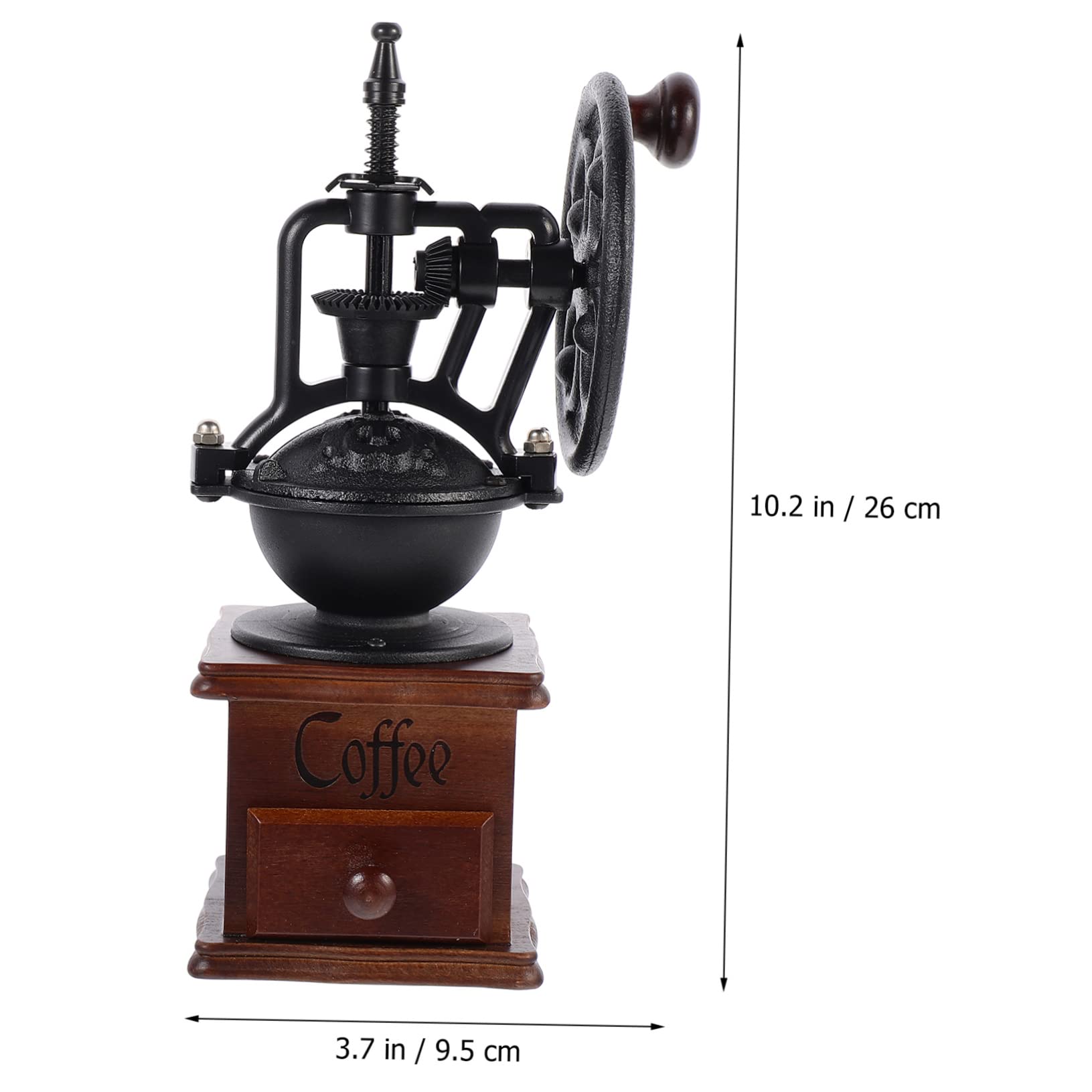 SHOWERORO De Café Manivela Portátil Para Granos De Café y Pimienta Manual De Metal Para Cafetera Casa o Cocina