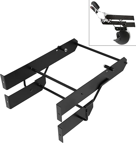 Miniatura 2 de Harley Quick Release Tour Pack Rack de almacenamiento de montaje en pared compatible con Harley Davidson Touring Road King Electra Street Glide