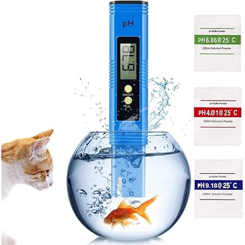 PH Meter, Digital Tester 0.01 High Accuracy +/- 2% Readout Water Testers with 0-14 Measurement Range, ph Tester for Hydroponics, Drinking Water, Swimming Pool, Aquarium Cover