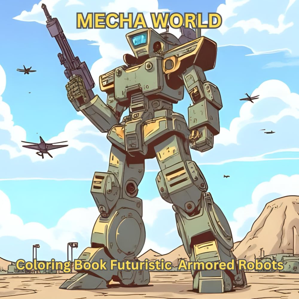 Mecha World: Collection of various Mechas for coloring and entertainment.