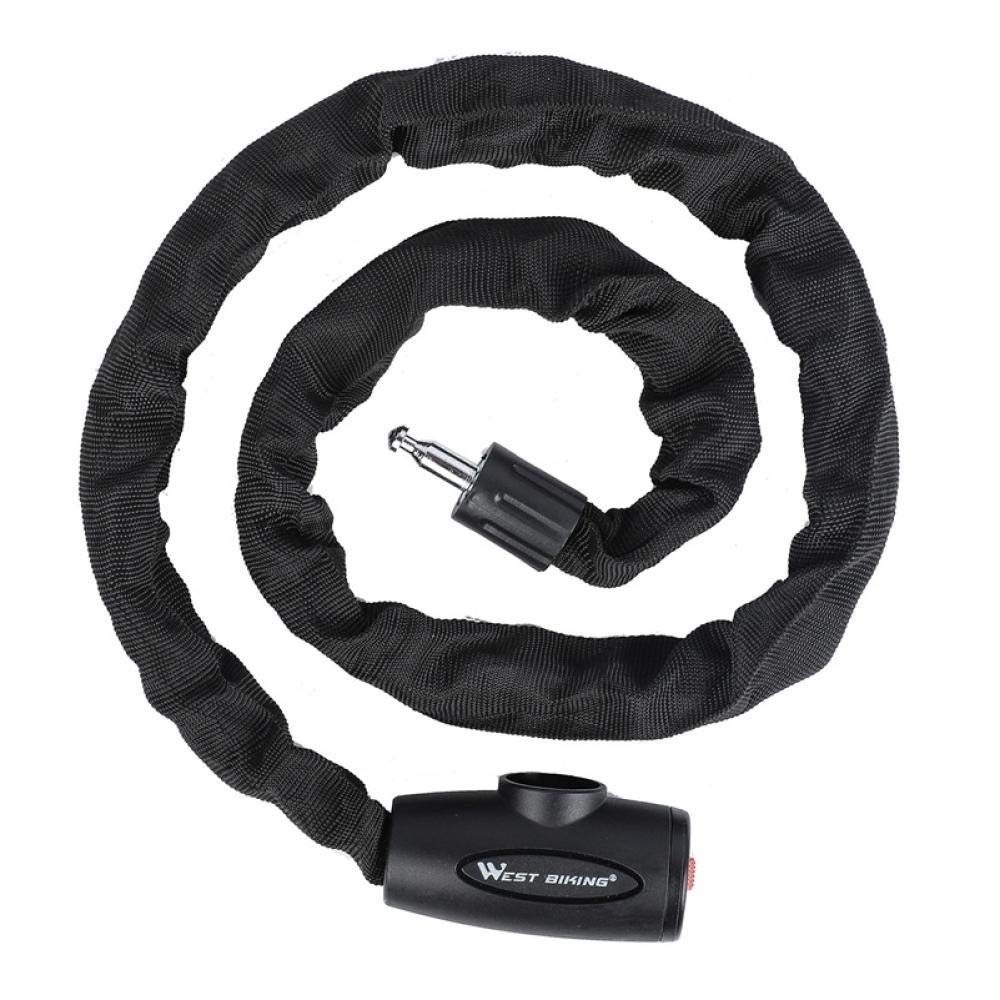Antivol Vélo Chaîne INTEKIN – 34 Pouces (8 M), Robuste, Lourd, Avec Clé, Occasion
