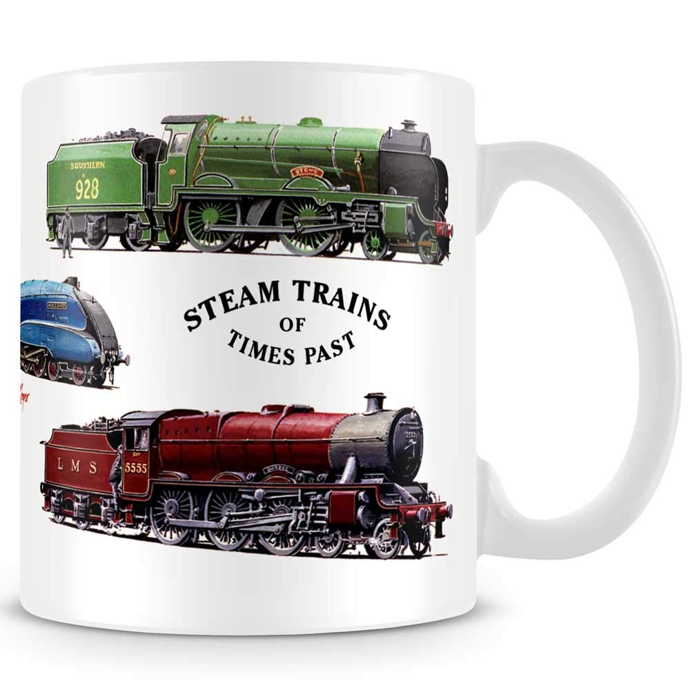 personalised4u Steam Trains of Times Past Mug - Ceramic Coffee Mug