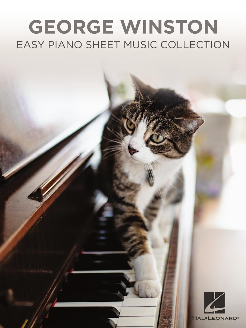 George Winston Easy Piano Sheet Music Collection | Simplified Piano Arrangements | Includes 15 Songs Like Thanksgiving and Carol of the Bells