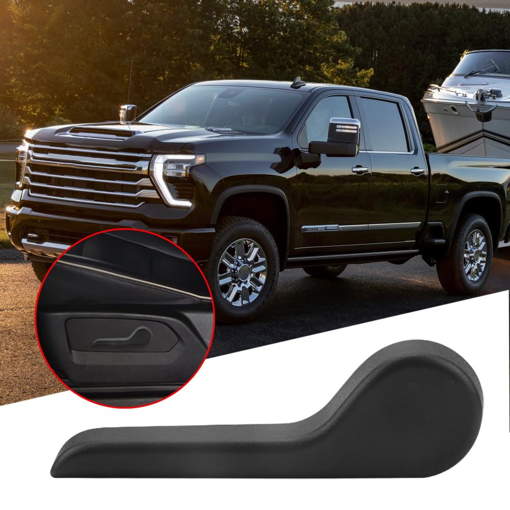 1 paio di auto anteriore manuale sedile reclinabile maniglia seggiolino auto reclinabile maniglia a leva for Chevy for Silverado for GMC for Sierra(Black)