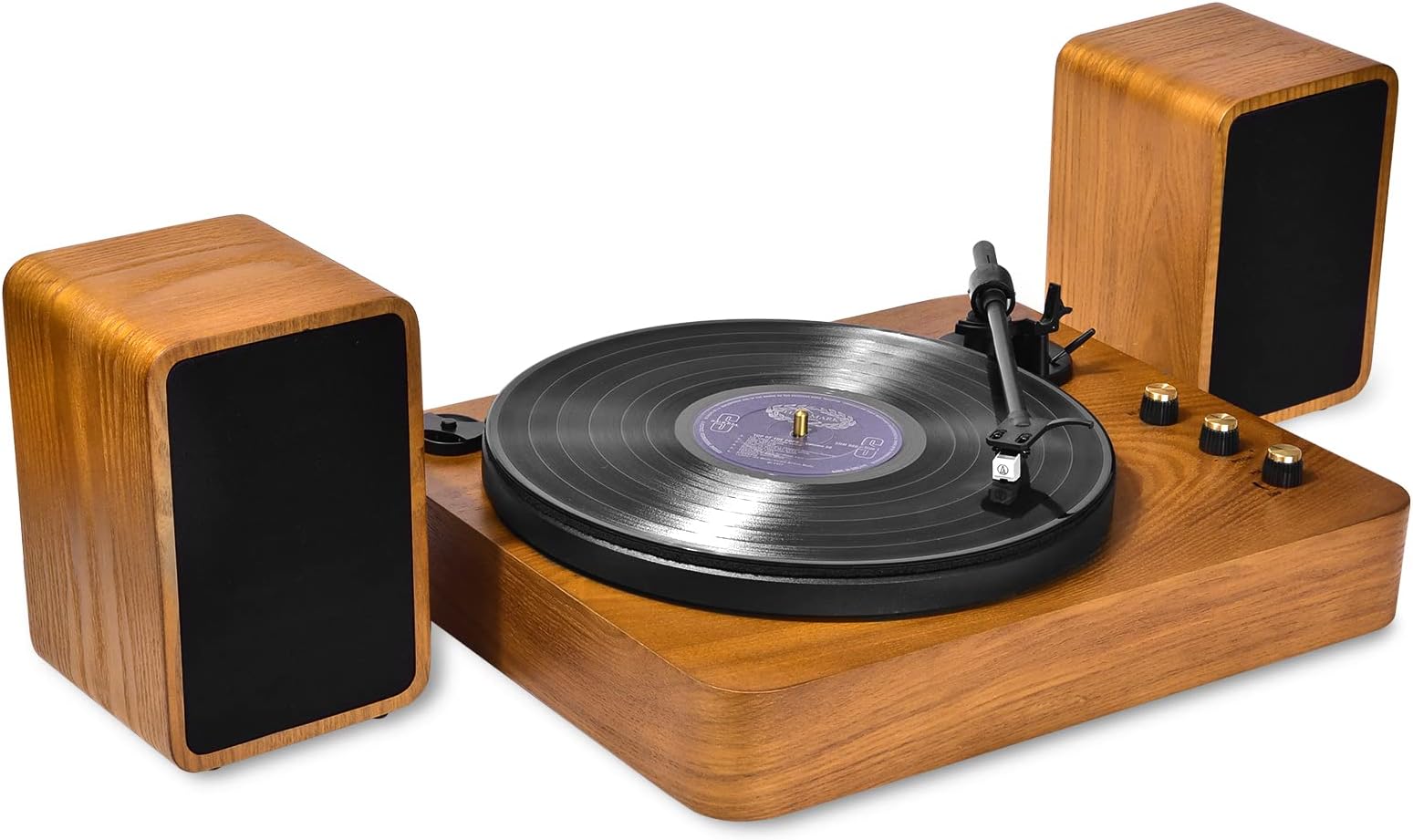 VOKSUN Platine Vinyle, Tourne Disque Vintage Bluetooth Vinyles LP ...