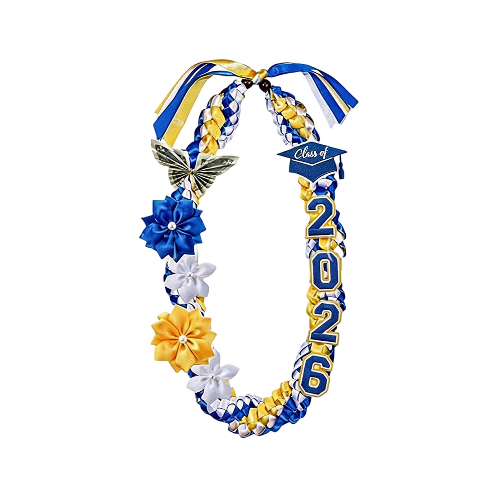 Academic Regalia Tassels Cord for 2026 Graduates Valedictorian Colors Double Streamers Design Polyester Academic Regalia Tassels Cord