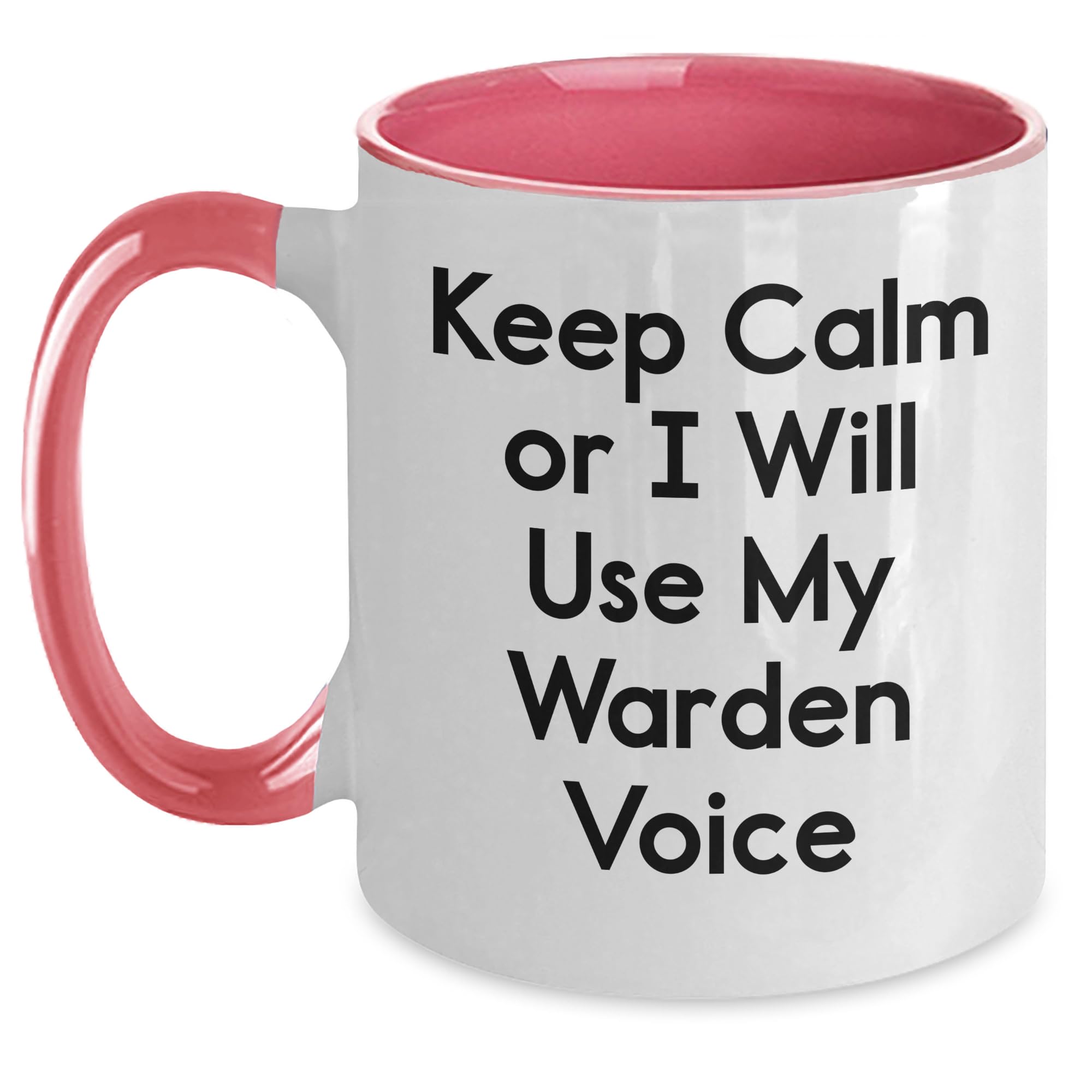 Warden Two Tone Coffee Mug — funny ceramic mug from ShopProudGifts