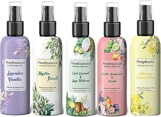 Travel Toilet poop spray pocket size, Bathroom Odor Deodorizer and air freshener, 2.5 oz, 5 Pack, TSA Approved Size