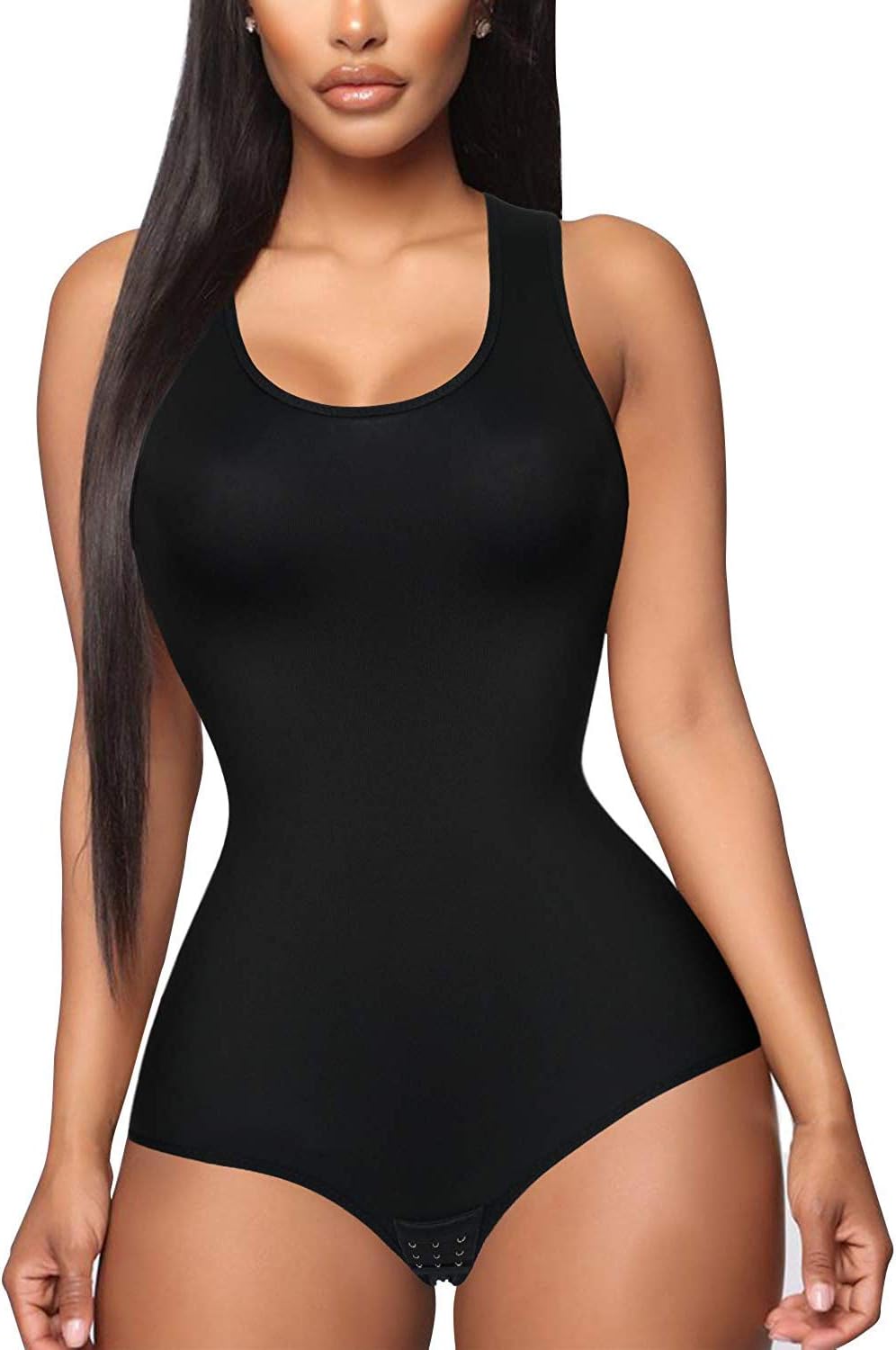 GotolyShapewear Bodysuit Scoop Neck Tank Tops for Women Tummy Control Waist Trainer Vest Full Body Shaper