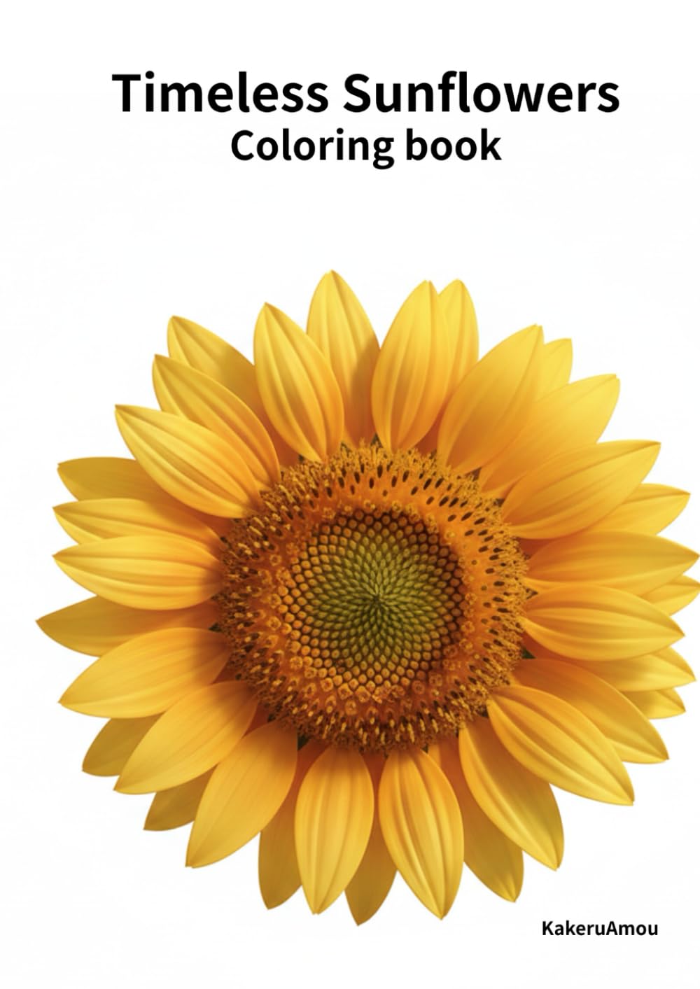 Timeless Sunflowers Coloring Book