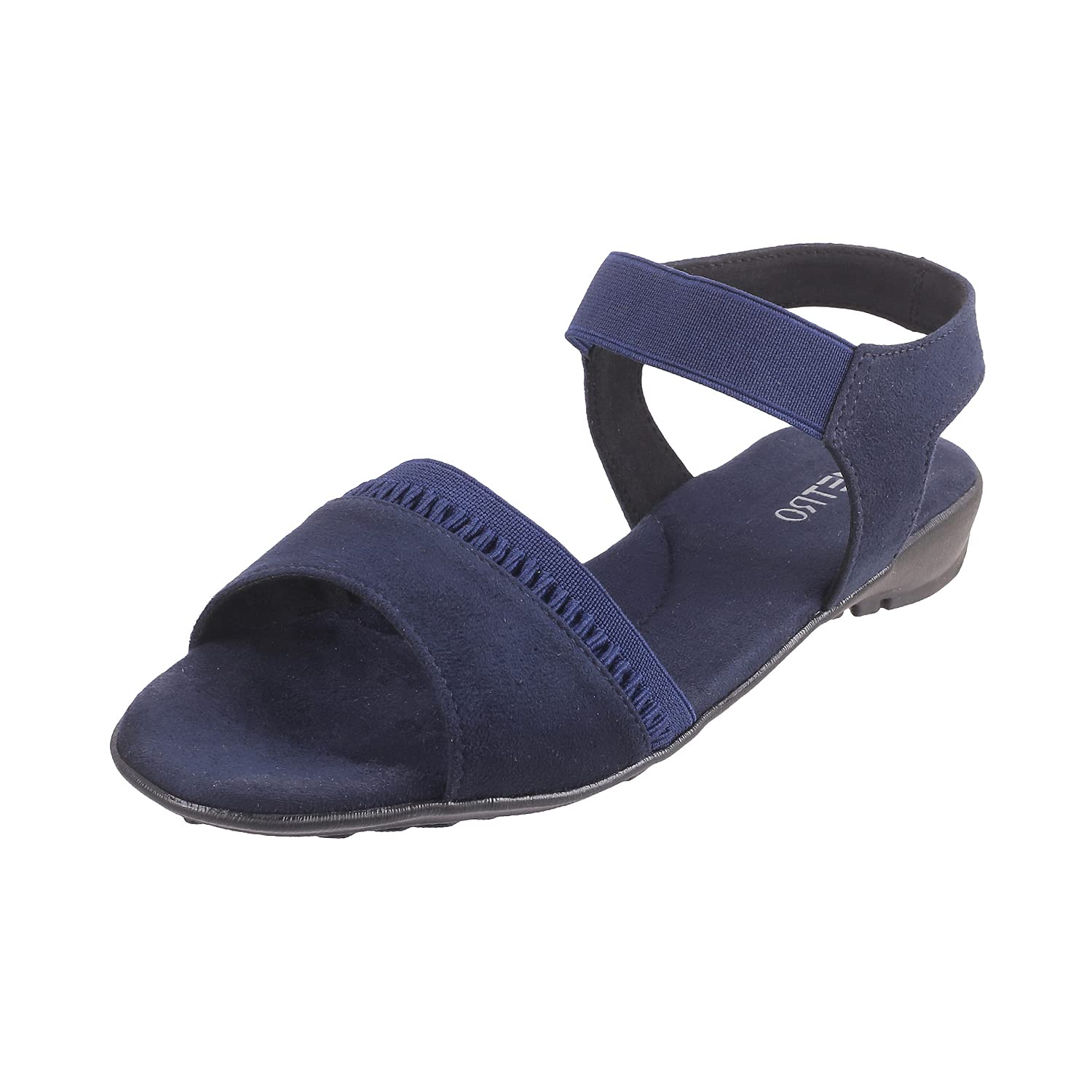 Women's Faux Leather Comfy Peep-toe Fashion Sandals-image-4