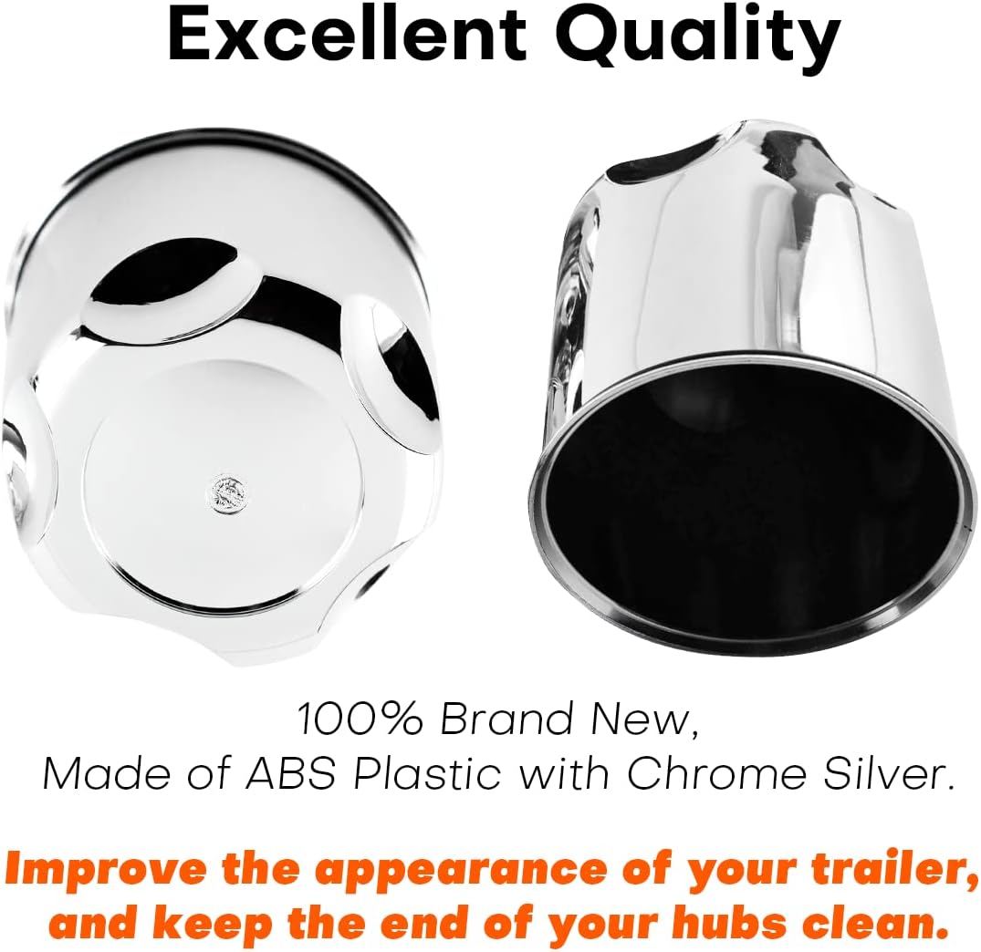 4Pcs 4.25inch Wheel Center Caps for American Racing PN-172CAP2#SH1425006022#1425006022#7425000041, Chrome Silver Hub Covers