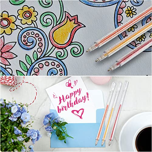 Patikil Set de 9 Bolígrafos de Gel con Brillo miniatura 6
