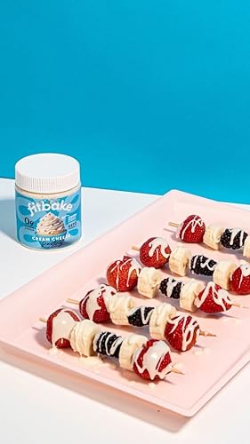 Miniatura 7 de FitBake Paquete de mezcla para hornear pastel amarillo y glaseado de queso crema, 0.00 oz a 0.07 oz de carbohidratos netos por porción  Alimentos