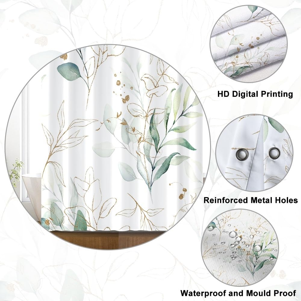 Uiiooazy Eucalyptus Shower Curtain - Image 4