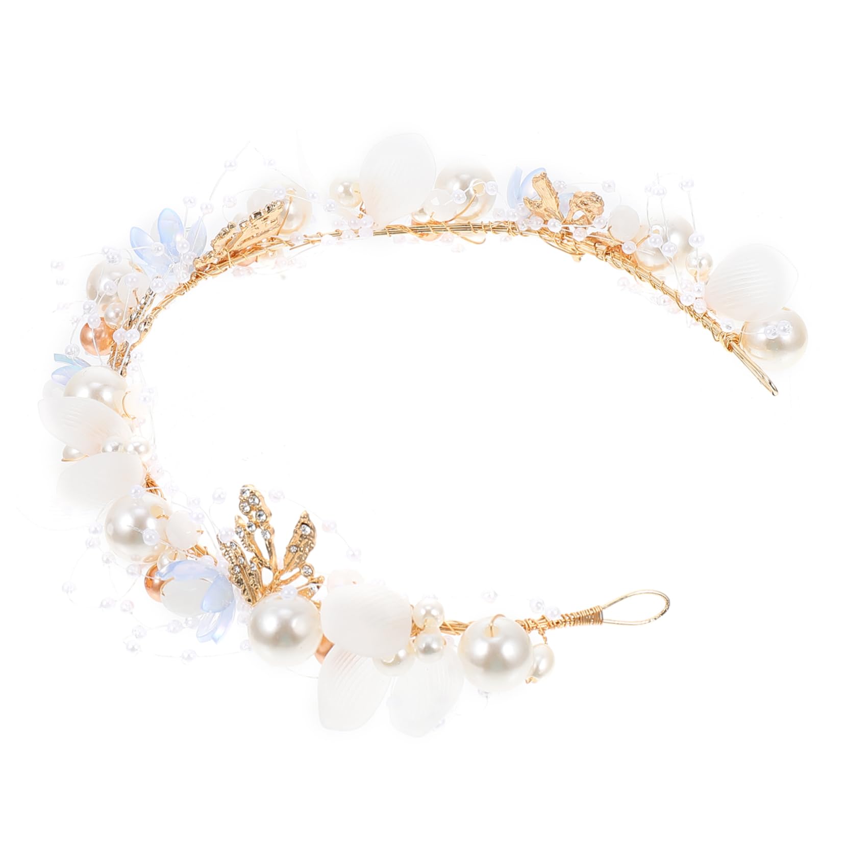 FRCOLOR 3 Pezzi Di Cerchietto Floreale Fatto A Mano Per Accessori Per Da Sposa Per Donne E Ragazze