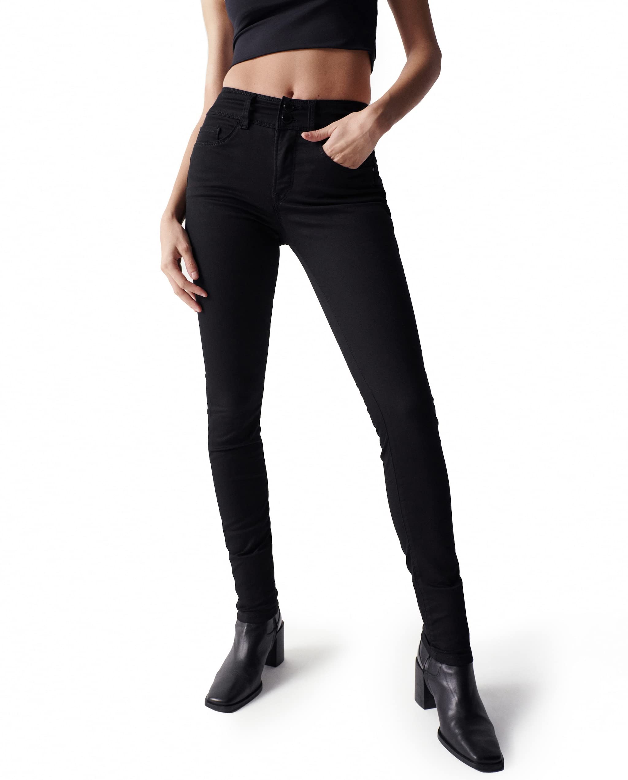 Salsa Secret Skinny True Black - Jeans Mujer