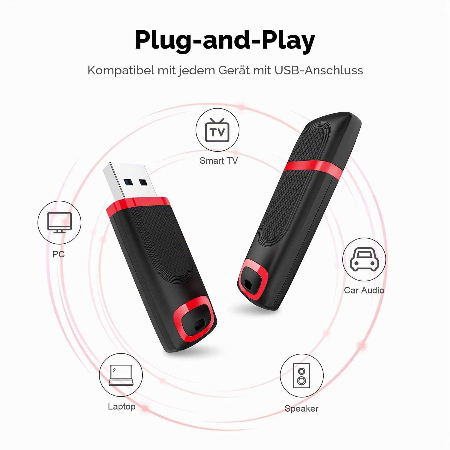 Vansuny USB 3.0 Speicherstick 32GB Flash Laufwerk mit LED-Anzeige 5 Stück