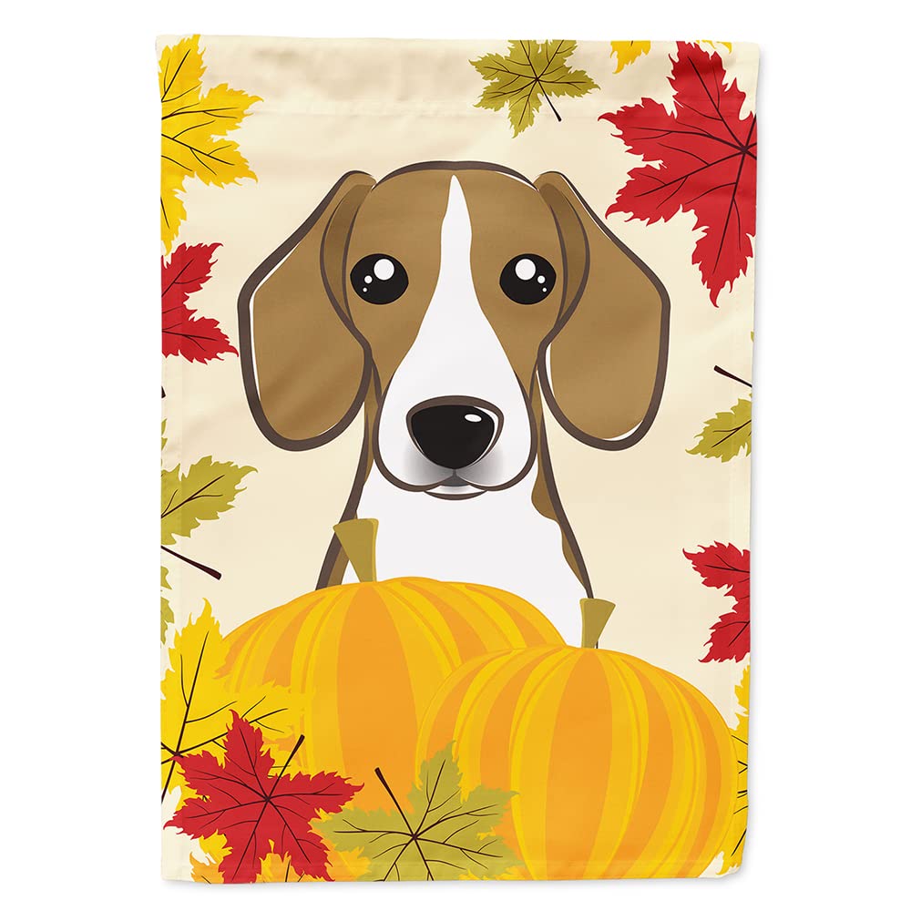 Drapeau Beagle Thanksgiving grand format pour mât de maison extérieure
