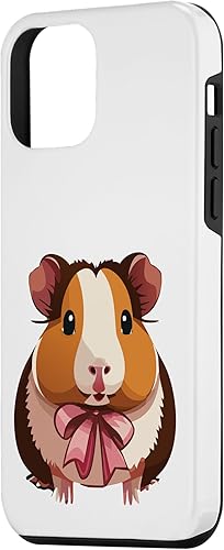Miniatura 2 de iPhone 12 mini Guinea pig with ribbon, Cute Guinea pig Case