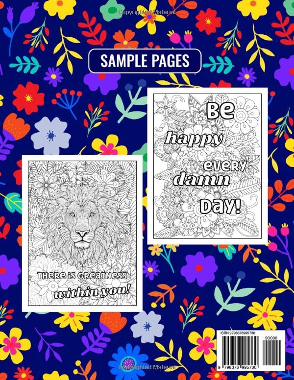 Coloring Book for Mindful Adults: Swear Words Edition image 3