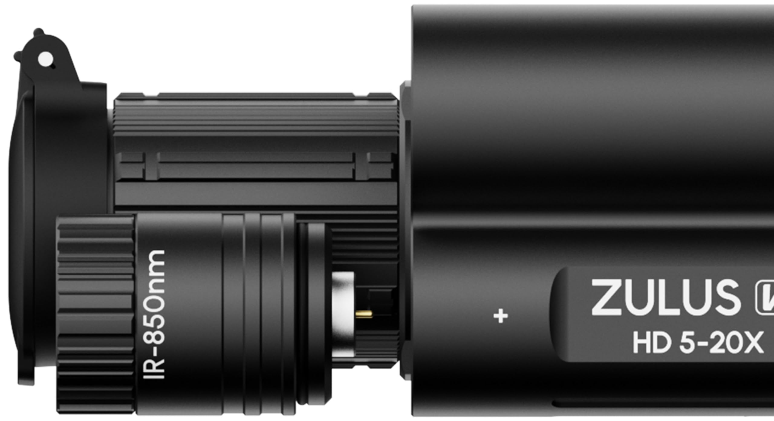 DNT Optics Zulus HD V2 Digital Day/Night Vision Scope con infrarossi, telemetro laser e calcolatrice balistica