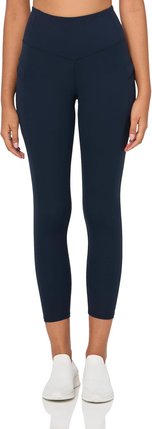 Danskin Womens Performance Sleek Pocket Ankle Legging