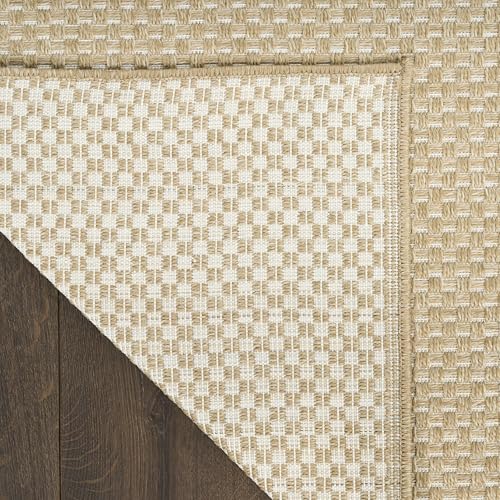 Tapete Nourison Home Tulum Taupe 3' x 5' miniatura 7