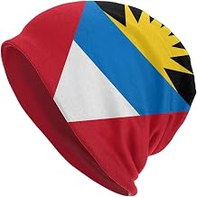Antigua Barbuda Flag Adult Men's Knit Hat Unisex Beanie Hat