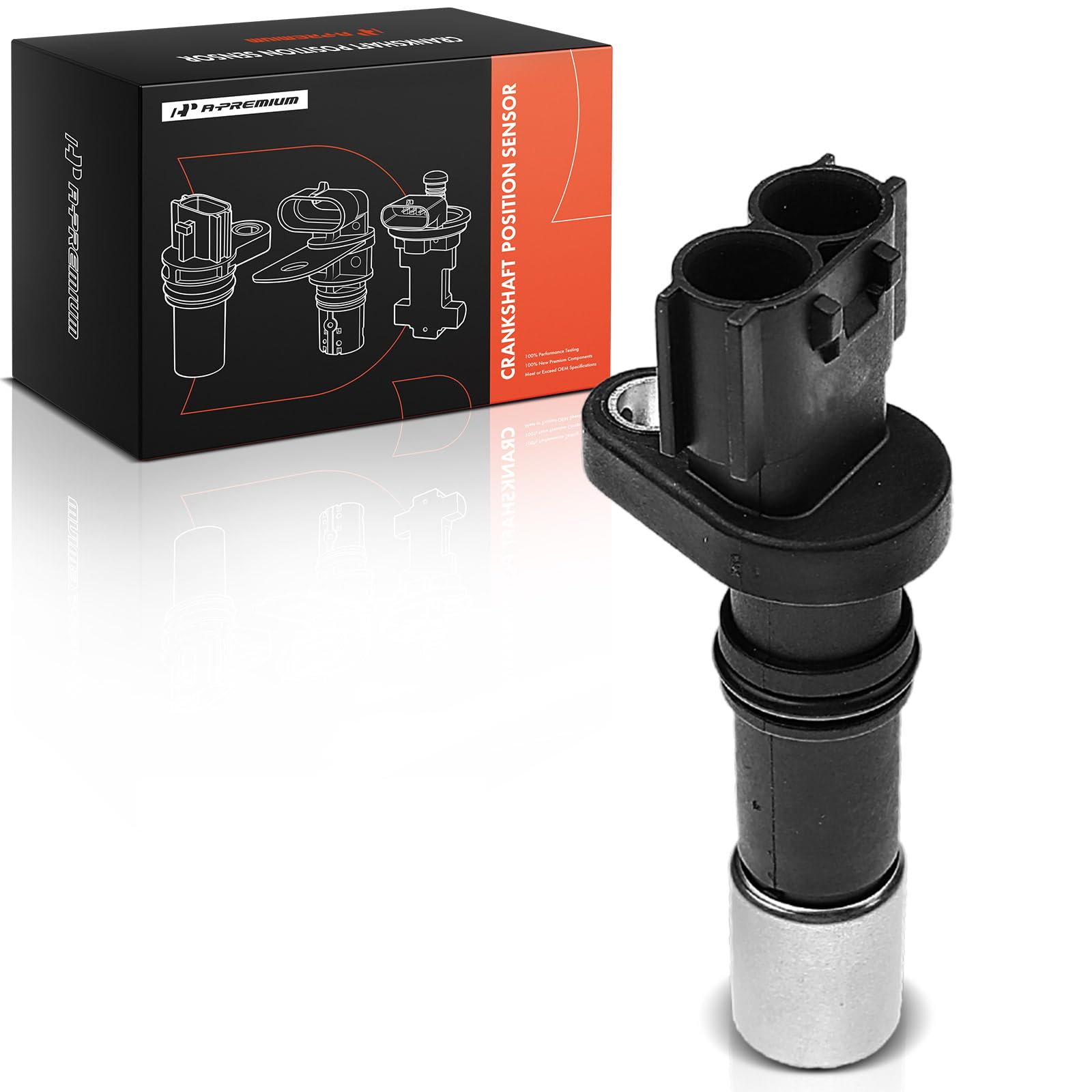 A-Premium Crankshaft Position Sensor Compatible with Lexus CT200h ES300h Pontiac Scion Toyota Avalon Camry Corolla Highlander Matrix RAV4 Sienna Venza