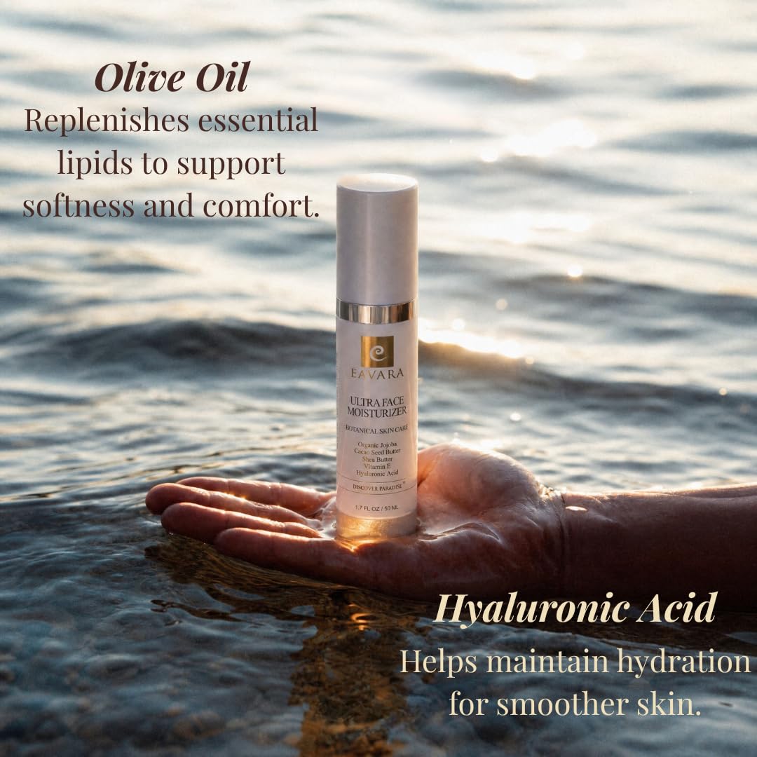 Crème de jour hydratante pour le visage bio avec peptides de collagène et acide hyaluronique, anti-âge, pour homme et femme, sans paraben, pour la peau anti-rides, au karité et au jojoba