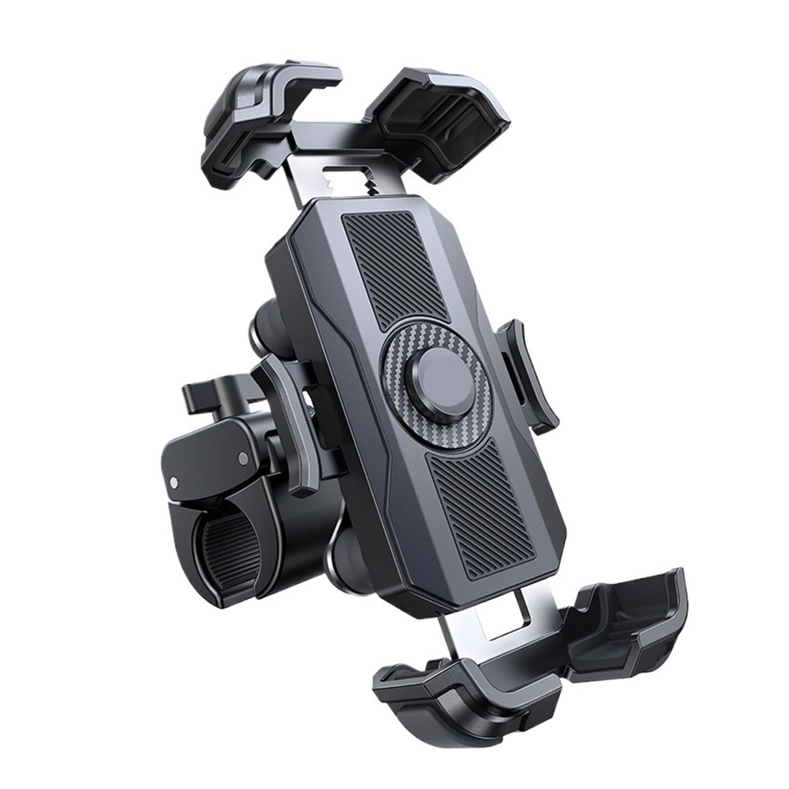 Soporte De Teléfono for Motocicleta, Antivibración, Manillar De Bicicleta, Soporte for Teléfono, Operación con Una Sola Mano, Vista De 360 ​​° for Teléfono De 4,7-7 Pulgadas