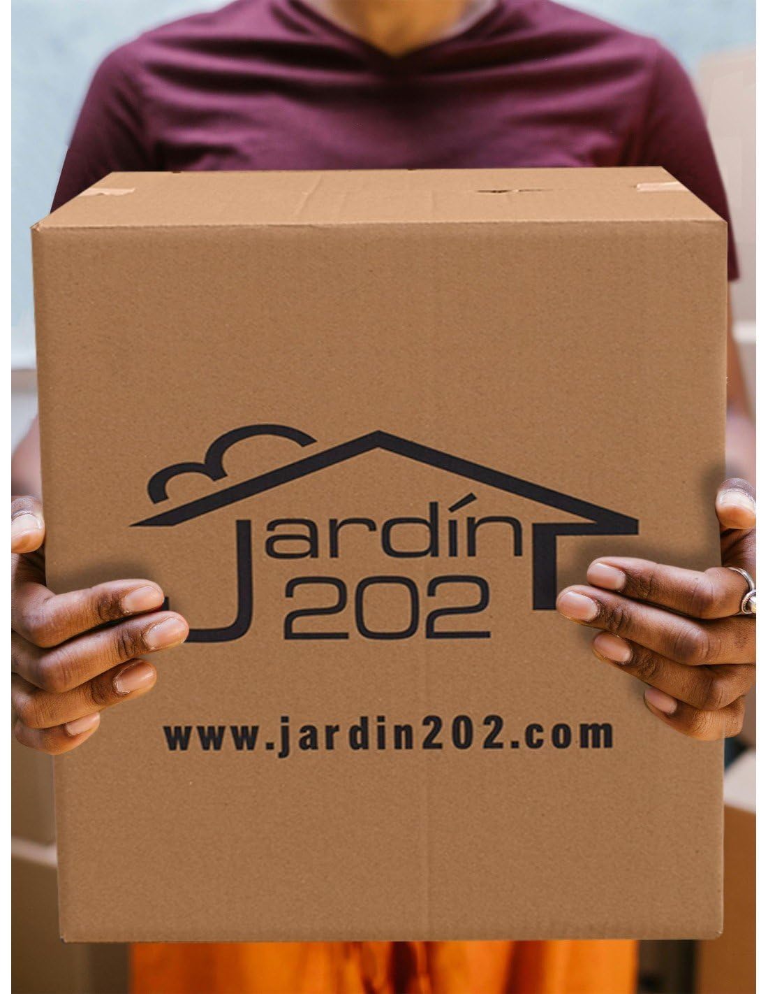 Jardin202 - Cajas de Cartón para Mudanza y Almacenaje – Varias Medidas, Resistentes y Reutilizables - Set de Cajas de Cartón Multi-Tamaño | 40x50x33cm - Pack 20 uds