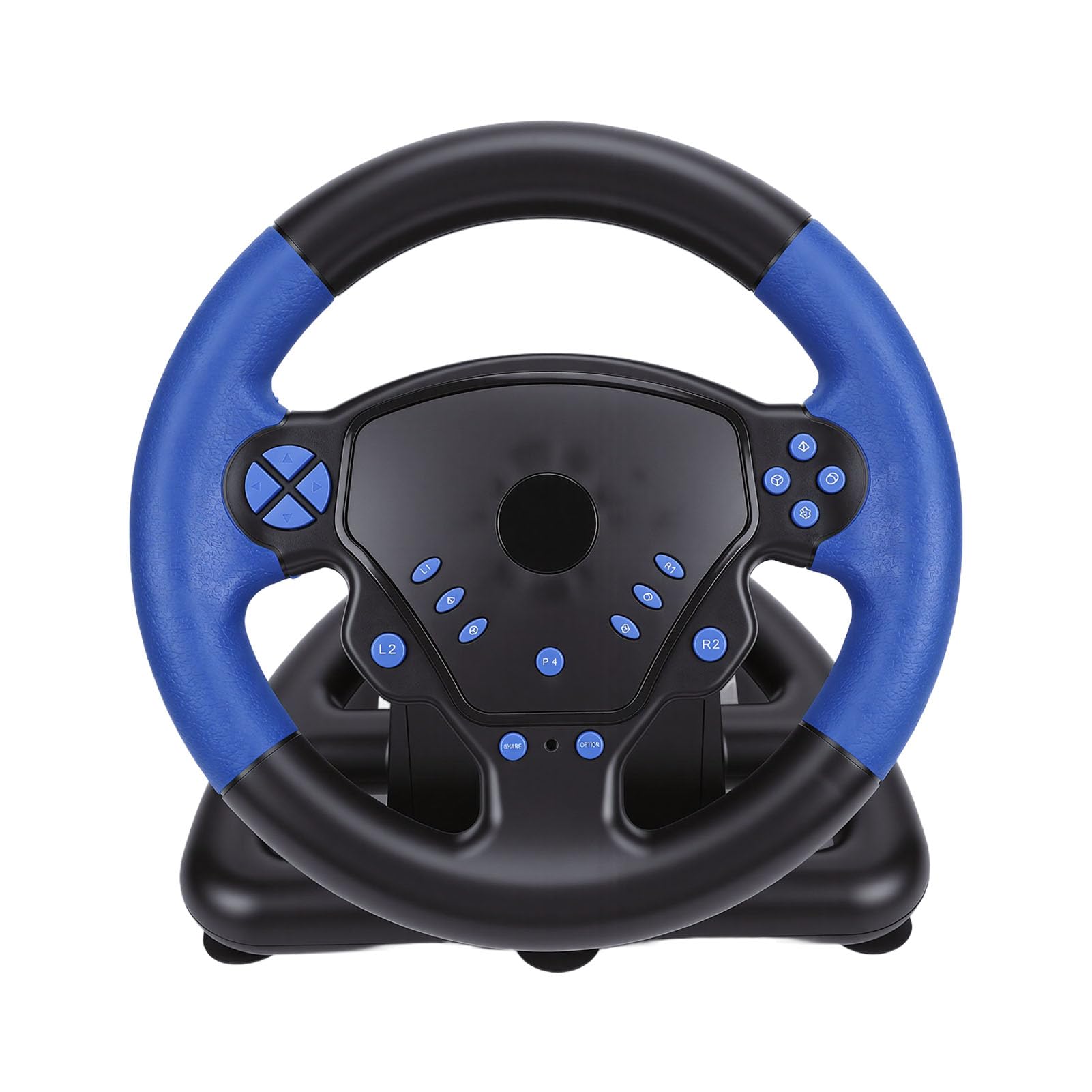 VELATEMOR Volante da Corsa Force Feedback 4 in 1 per PC, con Cambio e Pedali, Volante a 180° per Turismo 7, 5, Giochi di Simulazione di Camion