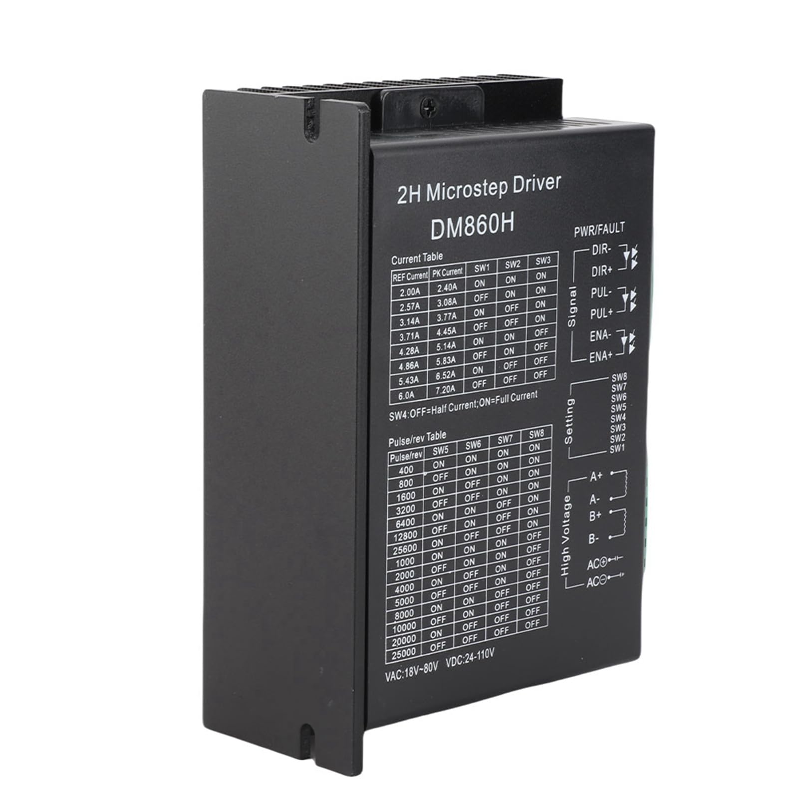 Moteur Pas à Pas DM860H Performance Stable sans Perte de Pas CNC
