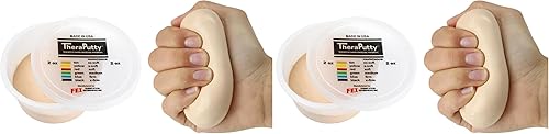 Miniatura 24 de CanDo TheraPutty - Masilla de ejercicio de mano estándar para rehabilitación, ejercicios, terapia de manos, terapia ocupacional, fortalecimiento de