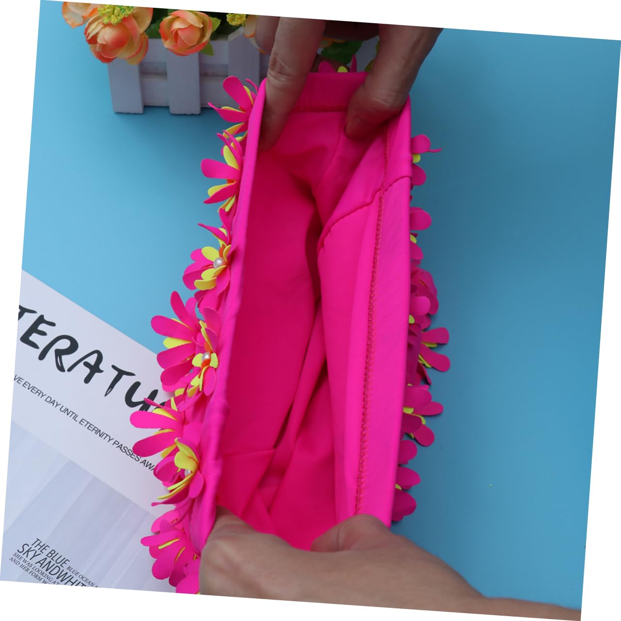 SUPVOX nuoto per adulti cappello da nuoto da donna cuffia da da donna cuffia per cappello da elegante con petali floreali donne ia da bagno da rosa