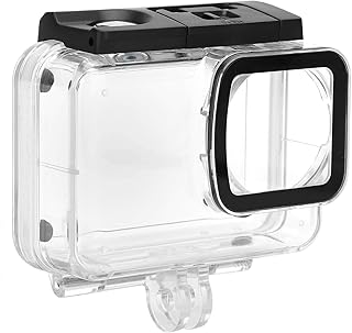 Waterproof Housing 30M Acrylic Action Camera Diving Case Flat Glass Lens Built In Rubber Bands Snowproof Rainproof Windproof Dustproof Protective Shell for SJCAM SJ10