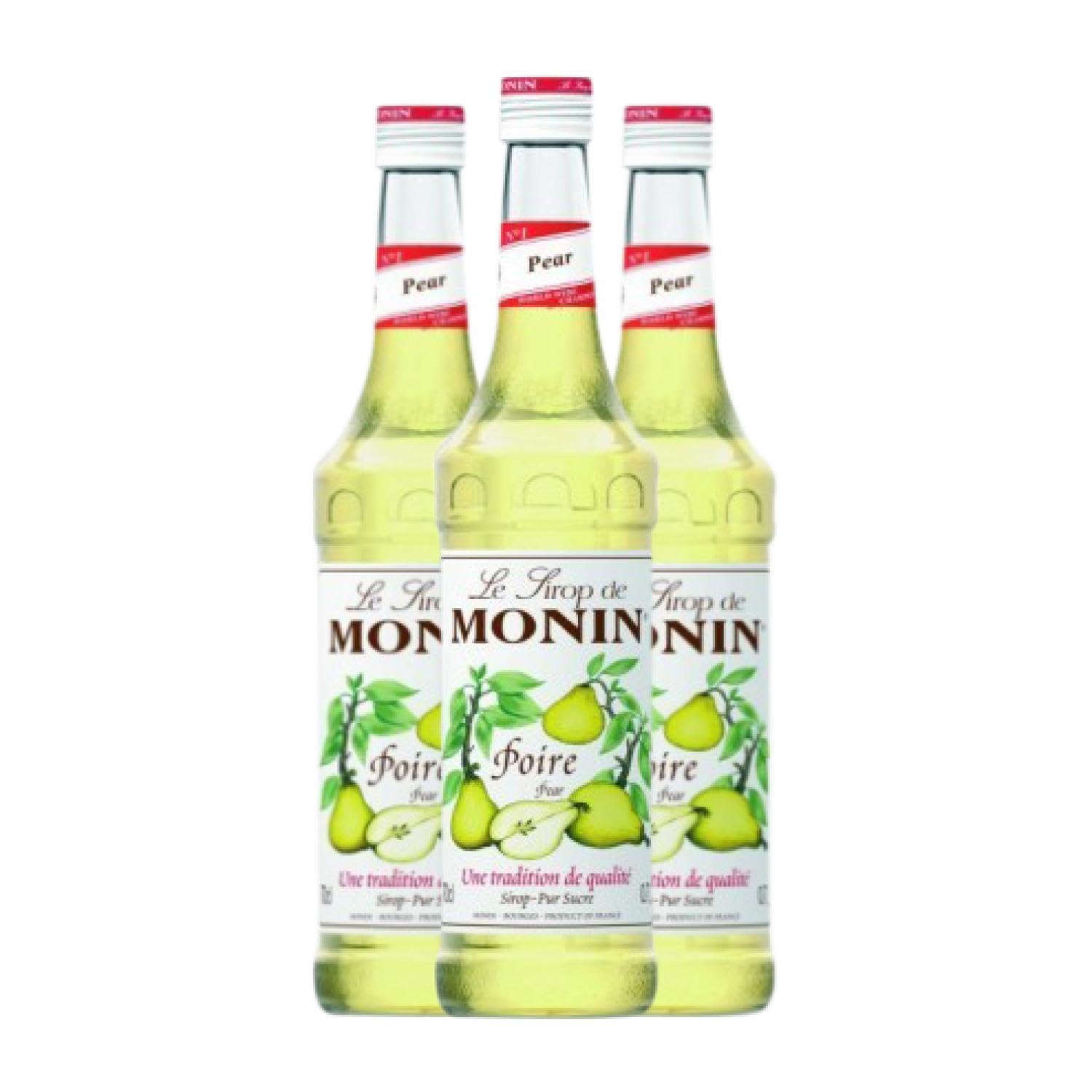 Schnapp MoninCocktail Sirope Pera Poire Pear 70 cl (Caja de 3 Botellas de 70 cl)