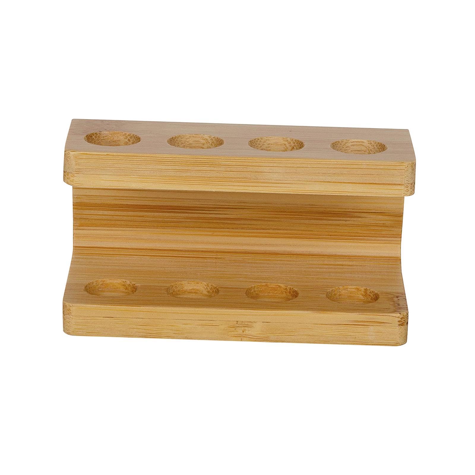 QLECXZI Toothbrush Holder Organiser Affordable Durable Bamboo With Elegant Features Enhancing Bathroom Decor And Usability Bathroom Accessory Toothpaste