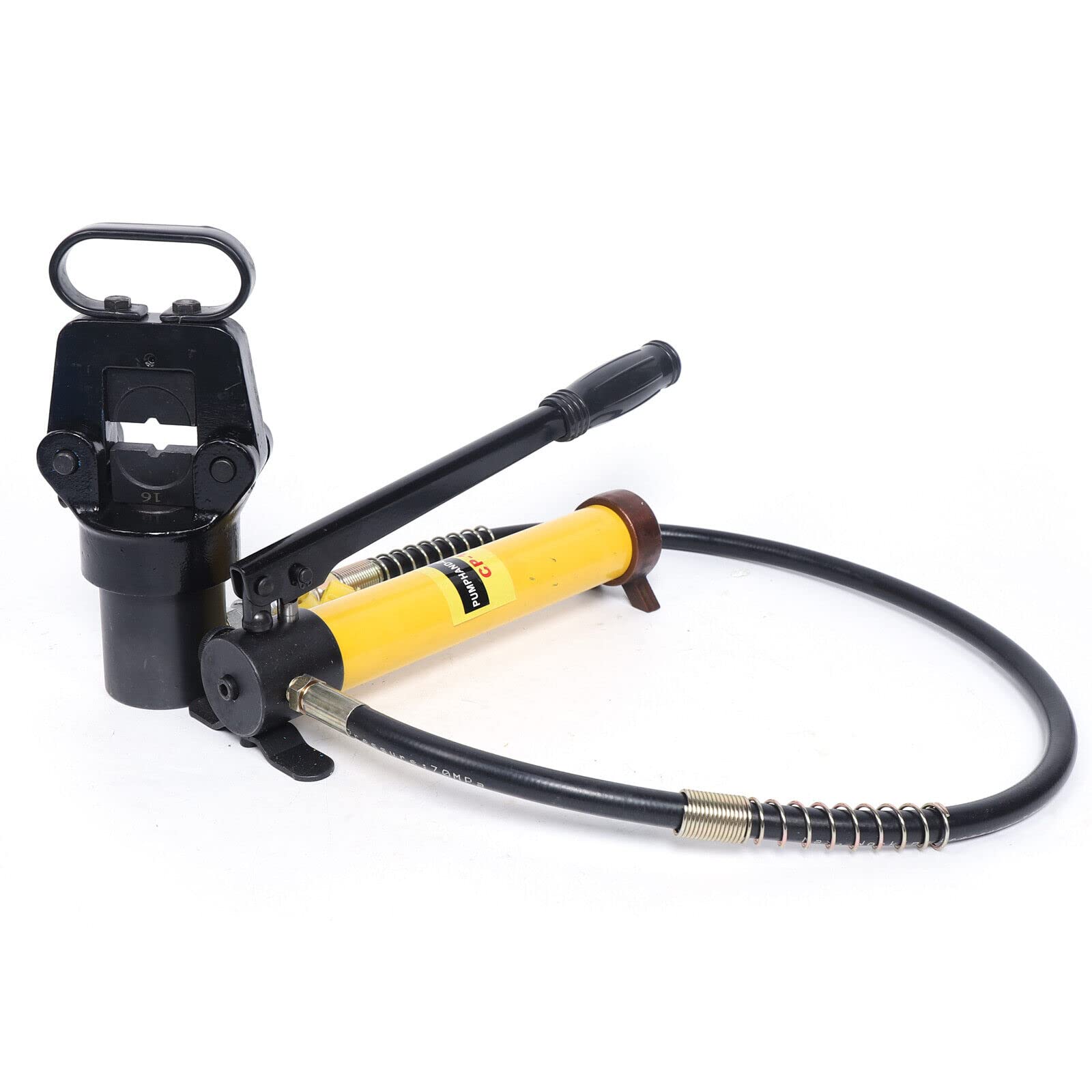 Alicates de engarce hidráulicos, 15 t, portabilidad, barra de prensado, herramienta de engarce hidráulica manual, alicates de cable hidráulicos, engarzador con bomba, tubo de acero inoxidable