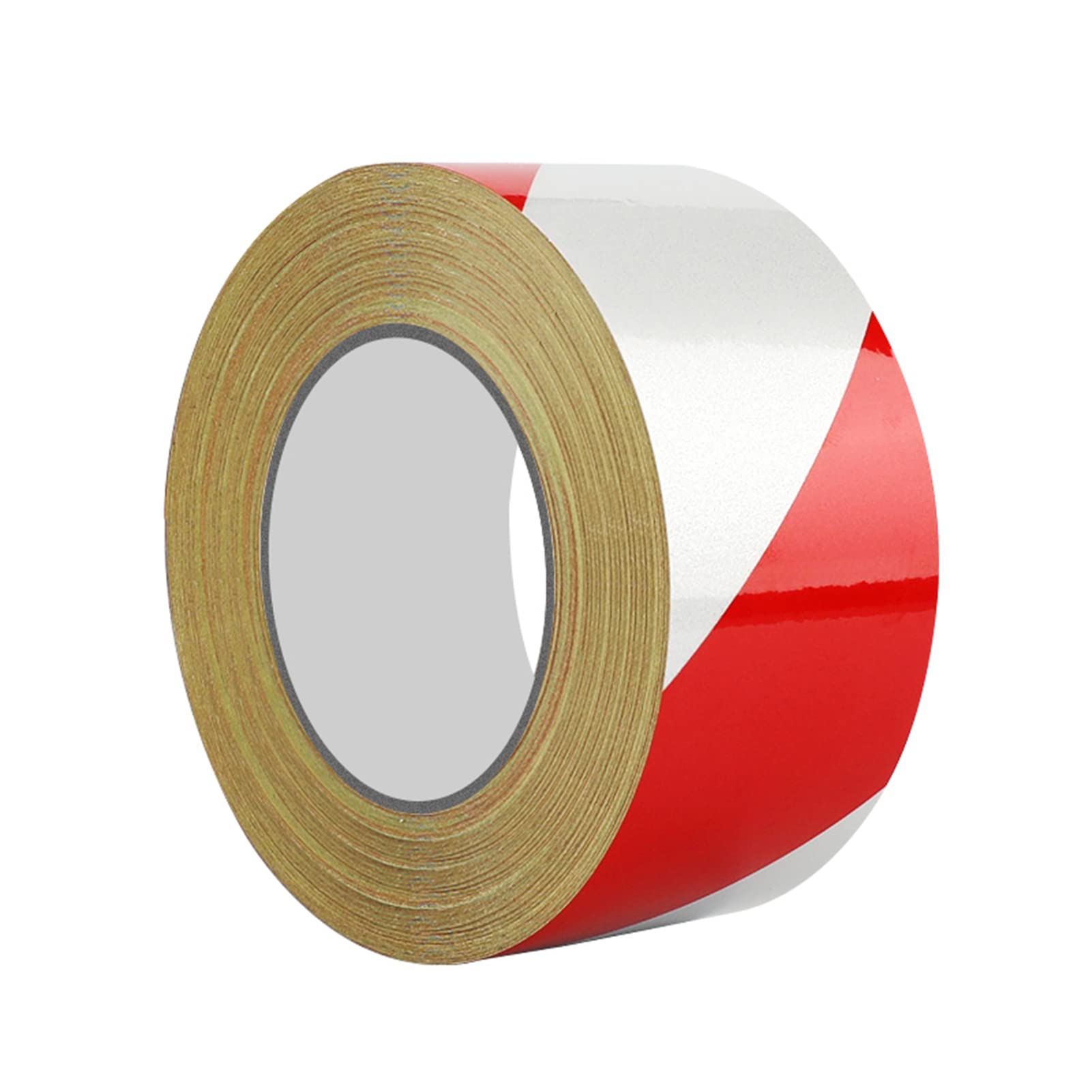 VHcgCGJ reflective tape, Hazard Warning Tape Tapes PVC Self-Adhesive Reflective Adhesive Barricade(Red White)