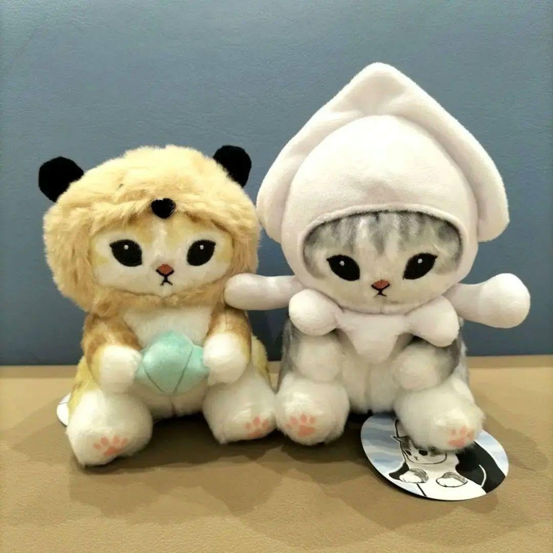 mofusand 海の生き物にゃん ぬいぐるみ SNSやLINEスタンプで大人気の『mofusand』より海の生き物にゃん