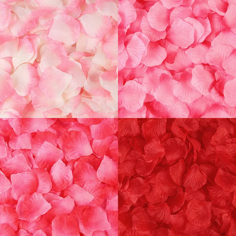 NALER花びら バラ造花 フラワー ピンク 約2000枚 花吹雪 結婚式 NALER花びら バラ造花 フラワー ピンク 約2000枚 花吹雪 結婚式