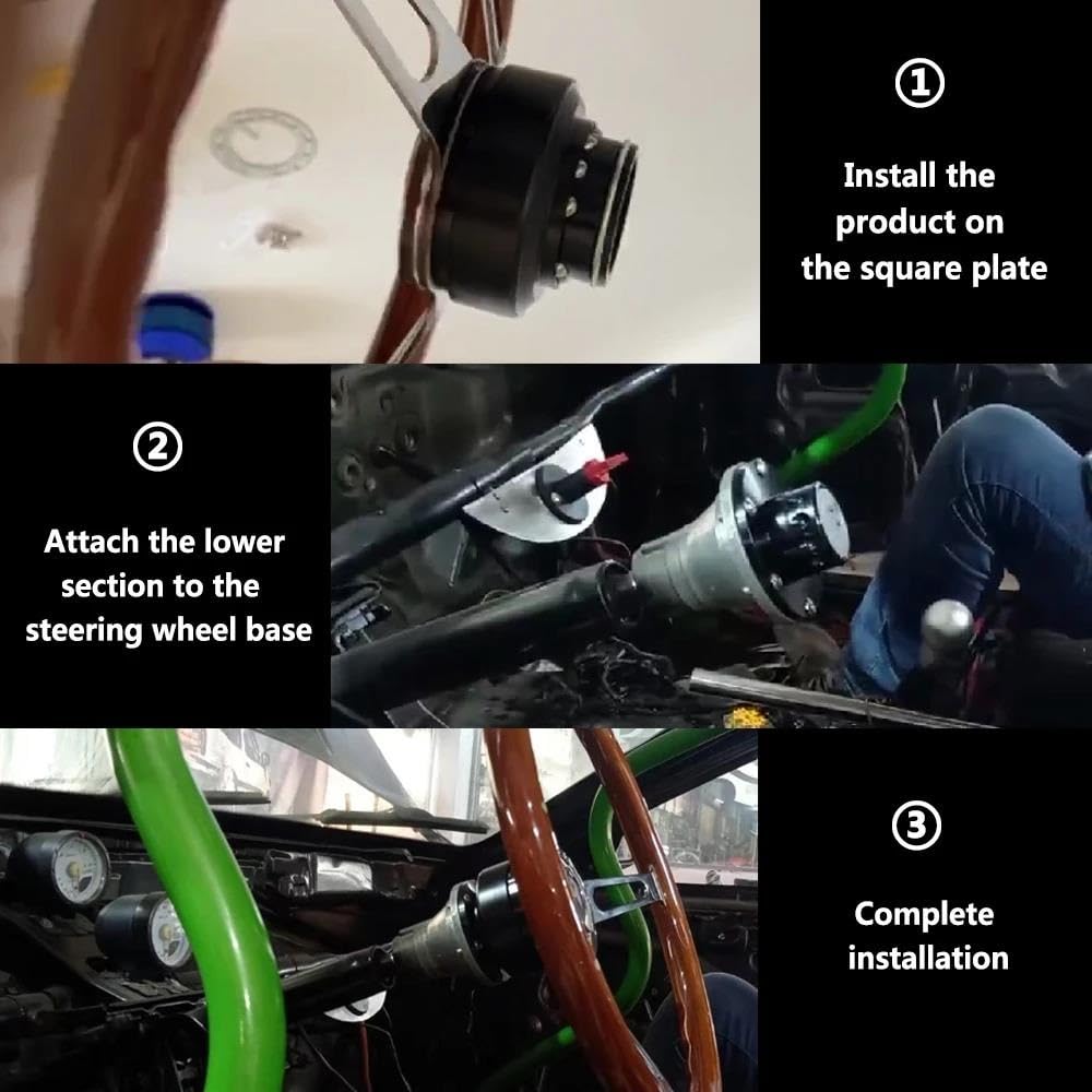 Mozzi per Volante Auto, Kit Adattatore mozzo a sgancio rapido per Volante SRK-200 con Suono